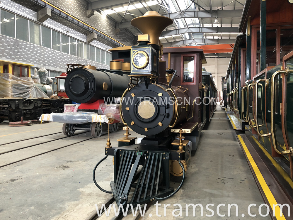 Rail Trains brown colours in workshop